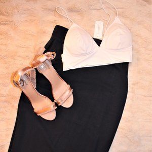 White Bralette Crop Top